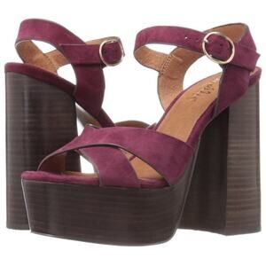 NWOB Shellys London Lauren Suede Platform Sandal - 9